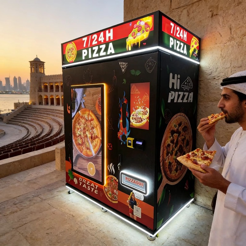 Vending Machine Qr Code - Distributore Automatico di Pizza Personalizzato con