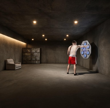 Arcade Games & Vending Llc - Macchina da Boxe Musicale Intelligente da