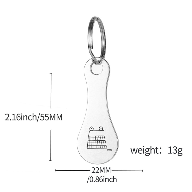    1 Pezzo Portachiavi con Ge - Token Coin Mechanism recensione e prezzo