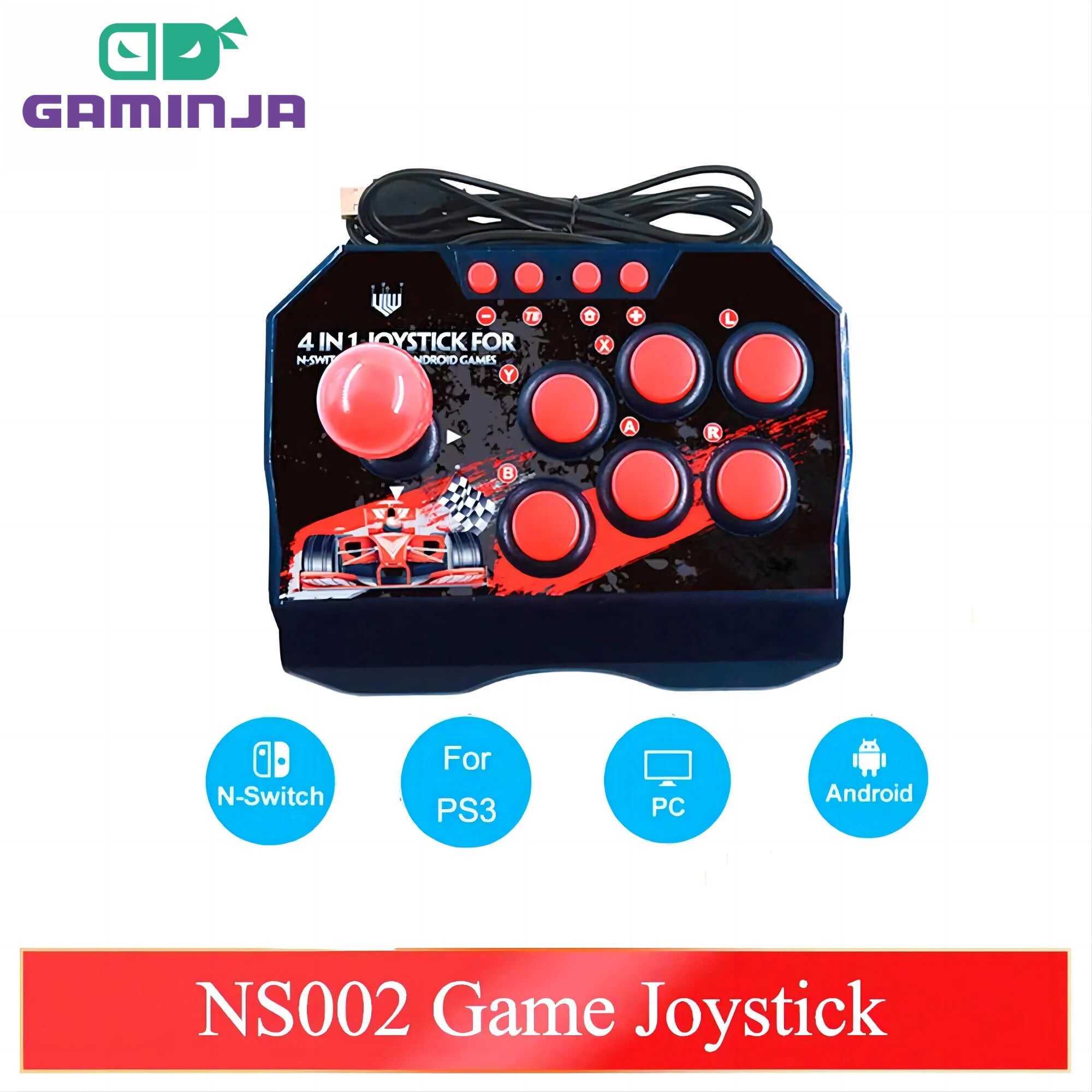 GAMINJA NS002 4 In 1 Retro Arc - Arcade Game Jackpot recensione e prezzo